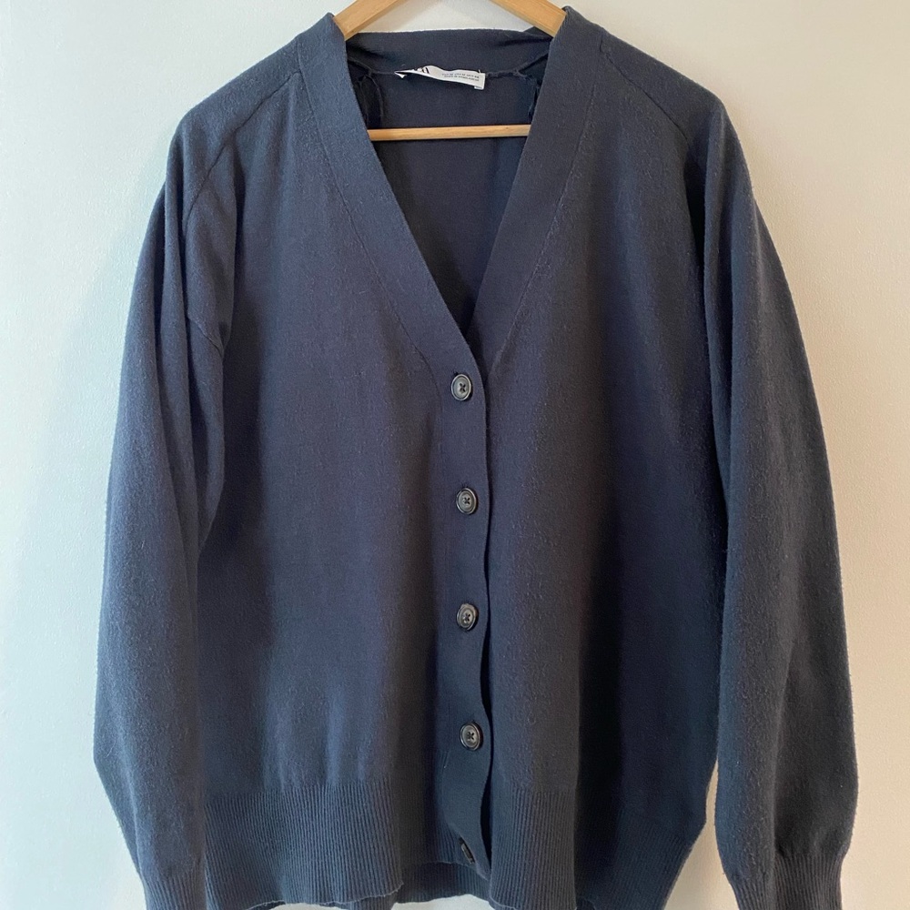 Comfy Charcoal Cardigan